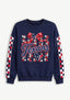 Women's Houston Texans Floral Bow Crewneck Sweatshirt