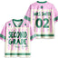 Personalized Grade And Name Preppy Stripes Teacher Mesh Jersey