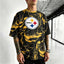 Pittsburgh Steelers Marble Printed T-Shirt