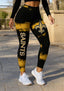 New Orleans Saints Game Day Workout Leggings For Lady