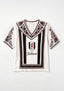 Boho Floral Border Fulham V-Neck Blouse