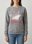 Women's Football Lover Gridiron Vibes Stadium Printed Sweatshirt