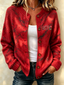 Women'S Casual Football Plant Knitted Cardigan Top