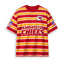 Men's Kansas City Chiefs Striped Crew Neck Short Sleeve T-Shirt