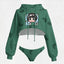 NARUTO Women's Hooded Thicken Suit Set