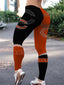 Chicago Bears Two-Tone Football Logo Workout Leggings For Lady