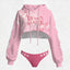 "Demon Slayer" Women's Hooded Thicken Suit Set