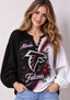 Women’s Atlanta Falcons Floral Game Day Fan Long Sleeve Shirt