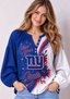 Women’s New York Giants Floral Game Day Fan Long Sleeve Shirt
