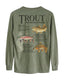 Trout Species Field Guide Long-sleeve