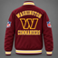 Washington Commanders Maroon Varsity Jacket