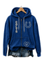 Indianapolis Colts Women Heart Football Graphic Zip Up Hoodie