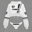 Las Vegas Raiders Cropped Hoodie & Bottom Set