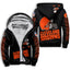 Cleveland Browns Fleece Lined Zip Up Football Fan Hooded Jacket