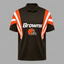 CLE x NFL Sleeve Collared Sports Polo Shirt
