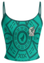 Mexico Aztec Pattern Eagle Crest Tops & Elasticated Trousers Two-Piece Set