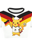 Germany Pikachu Cartoon Fan Tops & Elasticated Trousers Two-Piece Set
