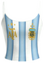 Argentina AFA 3 Stars Striped Fan Tops & Elasticated Trousers Two-Piece Set