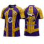 Spider Web Print Minnesota Vikings Printed T-Shirt