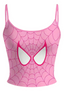 Pink Spider-Gwen Cartoon Top & Elasticated Trousers Two-Piece Set
