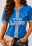 Women Detroit Lions Game‑Day V‑Neck T‑Shirt