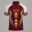 Washington Commanders Graphic Raglan Polo Shirt