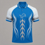 Detroit Lions Team Logo Graphic Raglan Polo Shirt