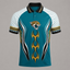 Jacksonville Jaguars Graphic Raglan Polo Shirt