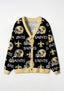 New Orleans Saints Helmet All‑Over Print Lightweight Cardigan