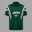 NYJ x NFL Sleeve Collared Sports Polo Shirt