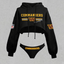Washington Commanders Cropped Hoodie & Bottom Set
