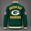 Unisex Green Bay Packers Logo Printed Varsity Jacket