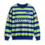 Men's Seattle Seahawks Striped NFL Crew Neck Sweatshirt
