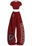 Atlanta Falcons Tops & Elasticated Trousers Two-Piece Set