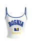 Bosnia Sarajevo Flag Tops & Elasticated Trousers Two-Piece Set