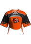 Cincinnati Bengals Women Lace Up Cutout Crop NFL Jersey