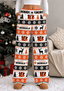 Womens Cincinnati Bengals Christmas Wide Leg Pants
