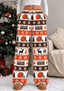 Womens Cleveland Browns Christmas Wide Leg Pants
