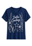 Women's Dallas Cowboys Wildflower Graphic V-Neck Raglan Rolled T-Shirt