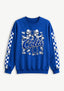 Women's Indianapolis Colts Floral Bow Crewneck Sweatshirt