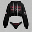 Atlanta Falcons Cropped Hoodie & Bottom Set