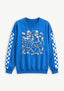 Women's Detroit Lions Floral Bow Crewneck Sweatshirt