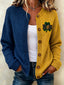 Women'S Casual Football Plant Knitted Cardigan Top