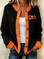 Women'S Casual Football Plant Knitted Cardigan Top