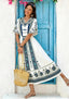 Seahawks Boho Vertical Floral Panel Maxi Dress