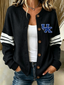 Women'S Casual Football Plant Knitted Cardigan Top