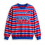 Men's Buffalo Bills Striped NFL Crew Neck Sweatshirt