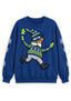 Women's Seattle Seahawks Christmas Gnome Crewneck Sweatshirt