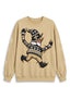 Women's New Orleans Saints Christmas Gnome Crewneck Sweatshirt