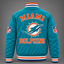 Miami Dolphins Teal Varsity Jacket